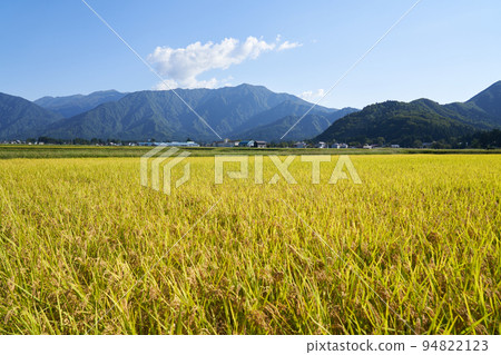 Spreading rural scenery Minamiuonuma City, Niigata Prefecture 94822123
