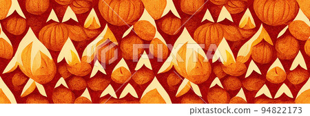 Halloween pumpkin seamless pattern Halloween pumpkin seamless pattern 94822173