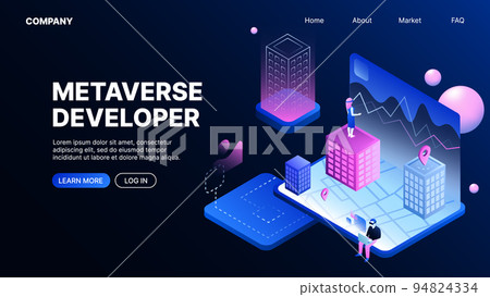 Metaverse Developer. Landing Page Template Metaverse Developer. Landing Page Template 94824334