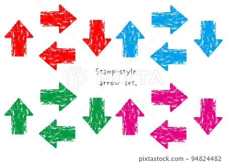 郵票樣式箭頭 郵票樣式箭頭 94824482