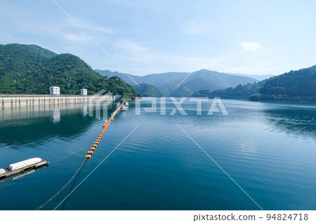 奧多摩町,東京,夏天,奧多摩湖,大河內水壩 奧多摩町,東京,夏天,奧多摩湖,大河內水壩 94824718