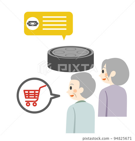 老年人購物時問智能音箱 94825671