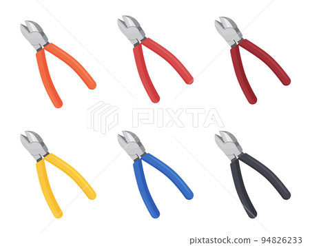 Illustration material set of nippers Illustration material set of nippers 94826233