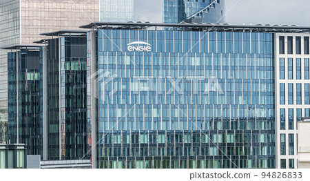 Brussels city center - Belgium - Office buildings with the Engie headquarters, high angle view Brussels city center - Belgium - Office buildings with the Engie headquarters, high angle view 94826833