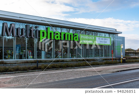 Anderlecht, Brussels Capital Region - Belgium - The Multi Pharma outlet store and headquarters Anderlecht, Brussels Capital Region - Belgium - The Multi Pharma outlet store and headquarters 94826851