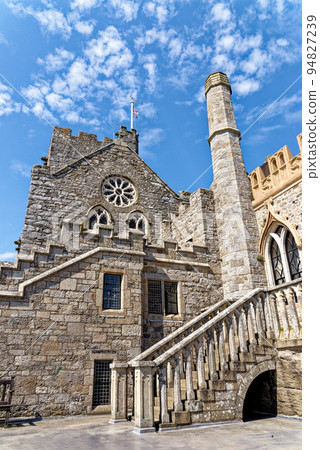 The Church at the top of St Michael Mount - Cornwall, England 94827239
