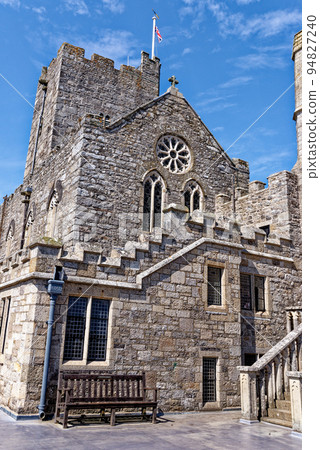 The Church at the top of St Michael Mount - Cornwall, England 94827240