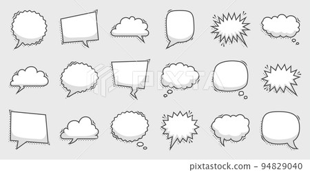 Set of speech bubbles 94829040