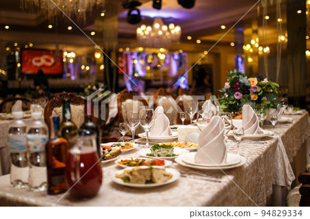 Ceramic tableware on the table Ceramic tableware on the table 94829334
