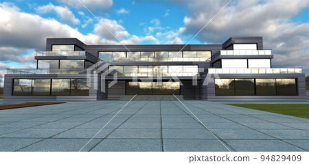 modern low rise office building