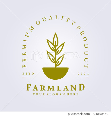 farmland agriculture harvest farm logo vector illustration design farmland agriculture harvest farm logo vector illustration design 94830339