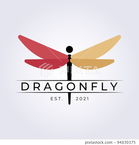 Dragonfly logo vector illustration design graphic, beautiful species logo Dragonfly logo vector illustration design graphic, beautiful species logo 94830375