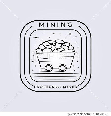 mining hardware train logo vector illustration design mining hardware train logo vector illustration design 94830520