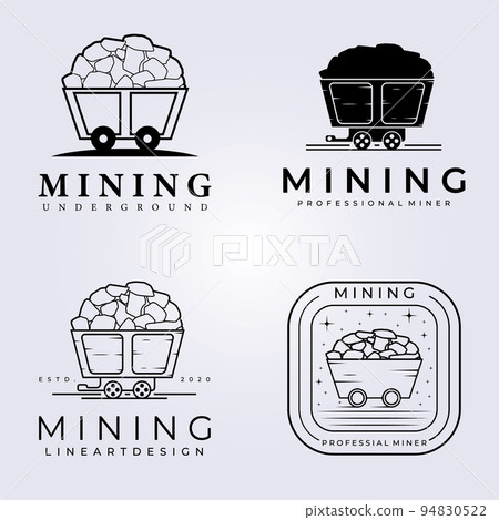 mining collection hardware logo vector illustration design 94830522