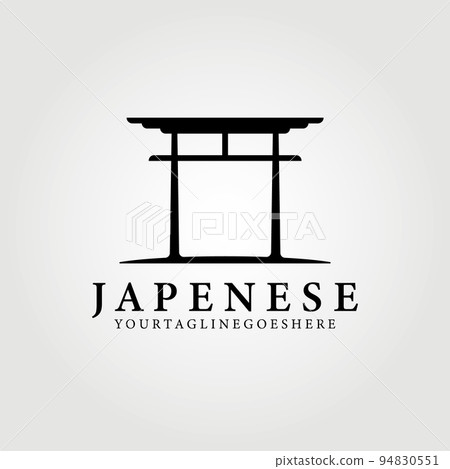 vintage japanese icon logo vector illustration , simple creative design, traditional japan culture vintage japanese icon logo vector illustration , simple creative design, traditional japan culture 94830551