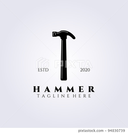 hammer logo vector illustration design 94830739