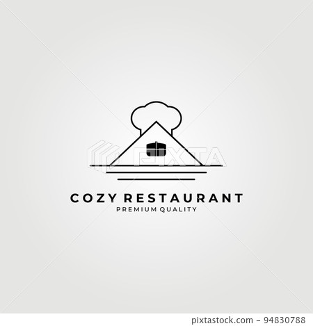 Chef house and pan logo, creative cozy restaurant and cafe icon logo vector illustration design Chef house and pan logo, creative cozy restaurant and cafe icon logo vector illustration design 94830788