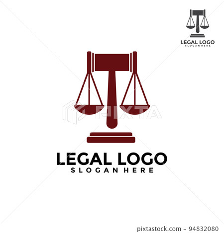 Law Firm Logo Template Design. Legal logo vector concept Law Firm Logo Template Design. Legal logo vector concept 94832080