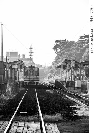 diesel train morning diesel train morning 94832763