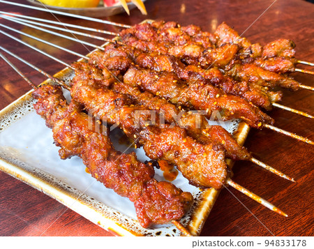 Chinese Silk Road Cuisine, Lamb Skewers (Roasted Lamb Skewers) Chinese Silk Road Cuisine, Lamb Skewers (Roasted Lamb Skewers) 94833178