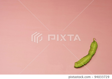 Bird's-eye view shot with pink background 94833729