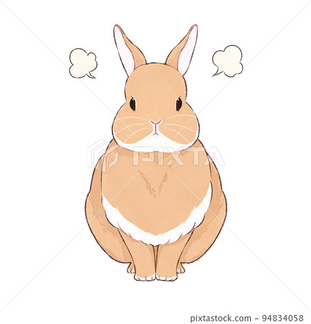 Brown rabbit Martin expression (angry) Brown rabbit Martin expression (angry) 94834058
