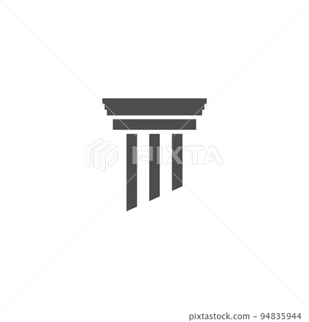 Museums, museum columns, museum lines, museum pillar logos. Museums with minimalist and modern concepts. Logos can be used for companies, museums and businesses. 94835944