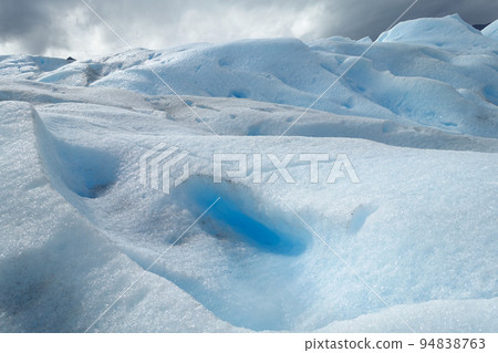 Perito Moreno Glacier, a typical glacier in Patagonia, Argentina. You can trek over glaciers Perito Moreno Glacier, a typical glacier in Patagonia, Argentina. You can trek over glaciers 94838763