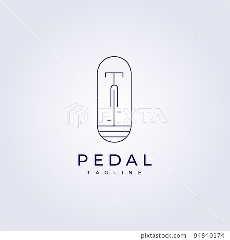 bicycle line bike simple logo vector illustration holiday car free day family illustration design 94840174