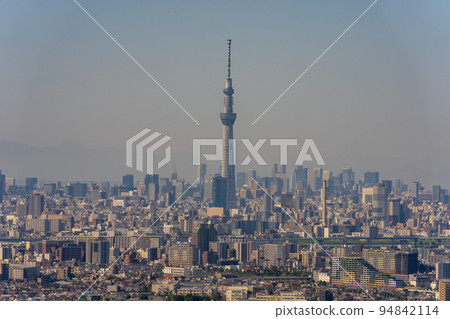 東京晴空塔和東京城市景觀 東京晴空塔和東京城市景觀 94842114