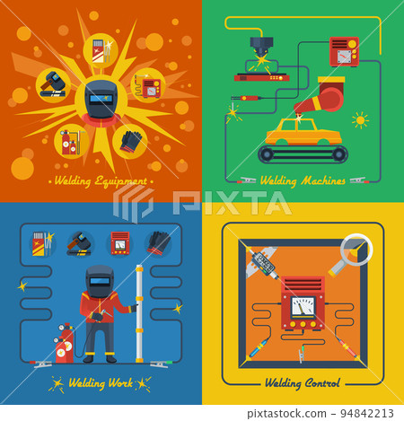 Welding 2x2 Design Concept Set 94842213