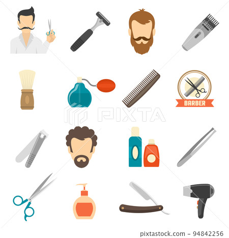 Barber Color Icons Barber Color Icons 94842256
