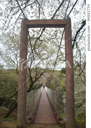 long suspension bridge entrance long suspension bridge entrance 94842754