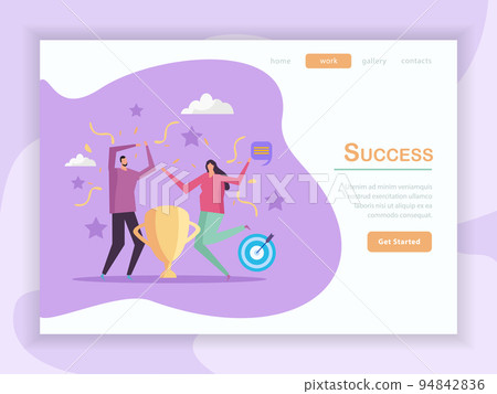 Success Concept Landing Page Success Concept Landing Page 94842836