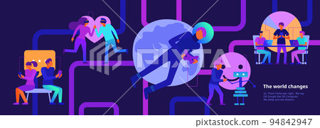 Modern Technologies Illustration 94842947