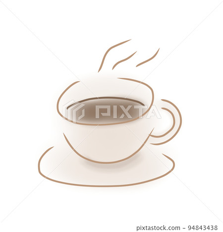 手寫的咖啡插圖 94843438