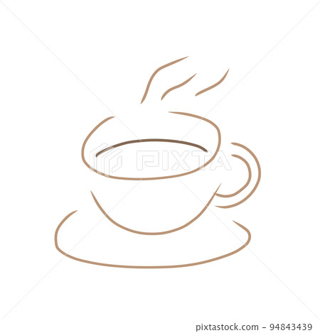 Handwritten coffee illustration 94843439