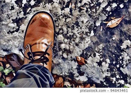 Foot of autumn Foot of autumn 94843461