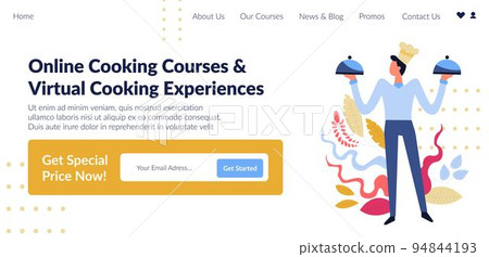 Online cooking courses and virtual experience 94844193