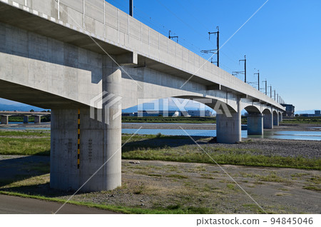 北陸新幹線手取川大橋 北陸新幹線手取川大橋 94845046