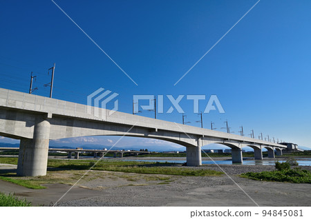 Hokuriku Shinkansen Tedori River Bridge Hokuriku Shinkansen Tedori River Bridge 94845081