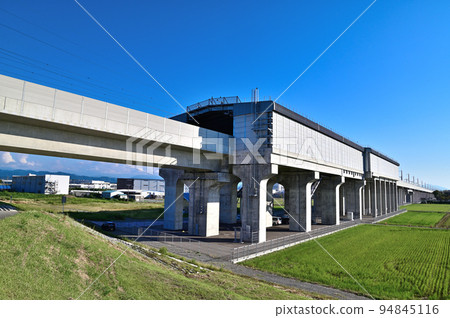 Hokuriku Shinkansen Tedori River Bridge Hokuriku Shinkansen Tedori River Bridge 94845116