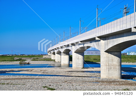 Hokuriku Shinkansen Tedori River Bridge 94845120