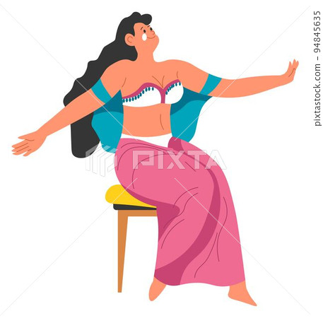 Belly dancer, woman entertainment and performance 94845635