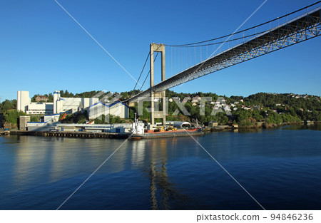 位於卑爾根附近峽谷的吊橋 位於卑爾根附近峽谷的吊橋 94846236