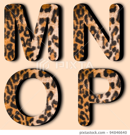 Three-dimensional decorative letters, leopard-print initial letters, Roman letters, decorative uppercase letters, and alphabetic floral letters Three-dimensional decorative letters, leopard-print initial letters, Roman letters, decorative uppercase letters, and alphabetic floral letters 94846640