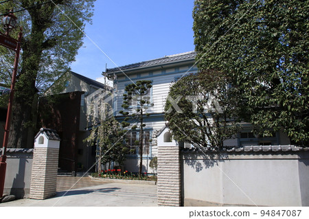 Chichibu City, Saitama Prefecture, where retro buildings remain and the townscape of Chichibu City 94847087