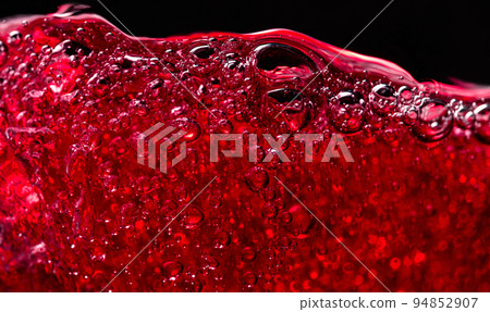 Red wine abstract splashing. 94852907