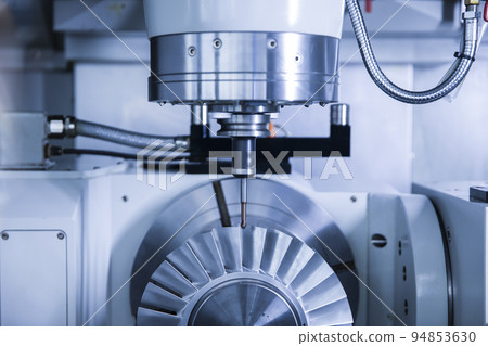 CNC machine. Metalworking heavy industry. High-tech and high-speed metal processing. CNC machine. Metalworking heavy industry. High-tech and high-speed metal processing. 94853630