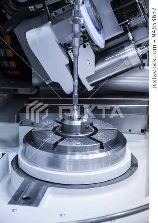 CNC machine. Metalworking heavy industry. High-tech and high-speed metal processing. 94853632